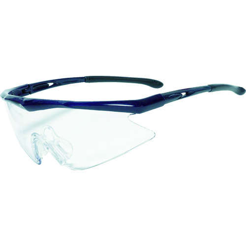 【TRUSCO】ＴＲＵＳＣＯ　一眼型安全メガネ　フレームブルー　レンズクリア